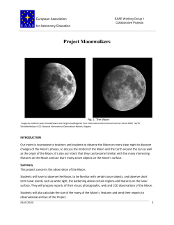 Project Moonwalkers - European Association for Astronomy Education