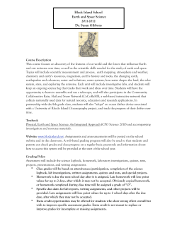 2011-2012 syllabus - Block Island School