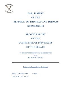 20091215, Second Report of the Committee of Privileges of the