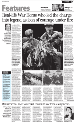 25th October 2011 - click here for a PDF of the article.