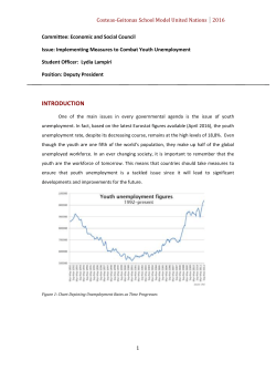 4. Implementing measures to combat youth unemployment