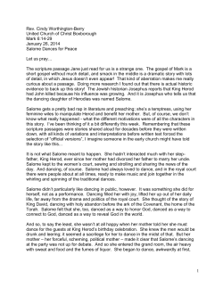 Salome Dances for Peace