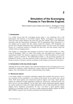 Simulation of the Scavenging Process in Two-Stroke