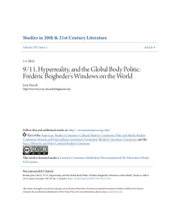 9/11, Hyperreality, and the Global Body Politic