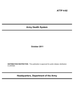 ATTP 4-02 Army Health System