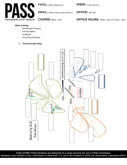 BIOL 1104 &ndash; Exam Review