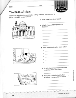 The Birth of lslam