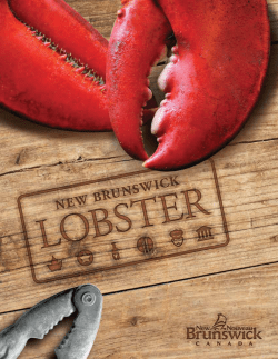 Food Service Guide - Lobster Council of Canada