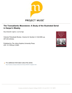 The Transatlantic Moonstone: A Study of the Illustrated Serial in