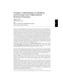 Amoeba: A methodology for modeling and evolving cross