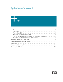 Runtime Power Management