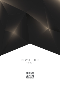 NEWSLETTER - Private Capital Management