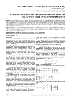An accurate fault detection and location on transmission line using