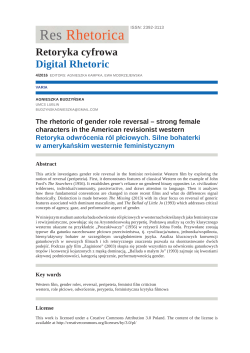 Retoryka cyfrowa Digital Rhetoric