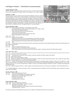 It All Began In Poland &mdash; A World War II