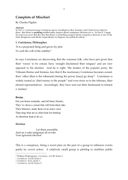 Complots draft for Academia