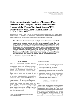 Histo-compartmental Analysis of Retained Fine