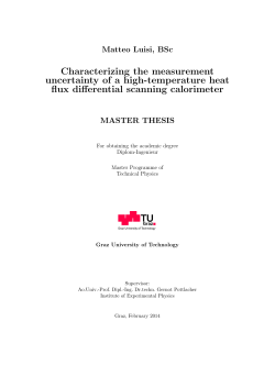 Characterizing the measurement uncertainty of a high