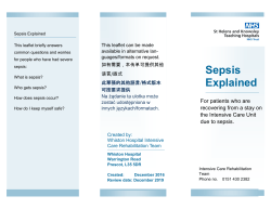 sepsis leaflet COMMS EDIT