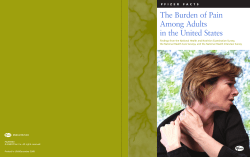 The Burden of Pain Among Adults in the United States