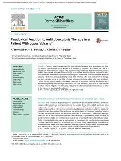 Paradoxical Reaction to Antituberculosis Therapy in a