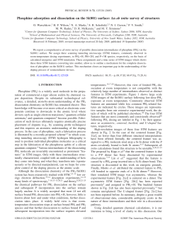 Phosphine adsorption and dissociation on the Si