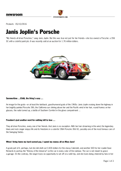 Janis Joplin`s Porsche