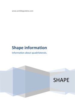 Shape information