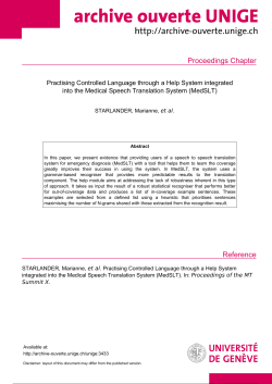 Proceedings Chapter Reference
