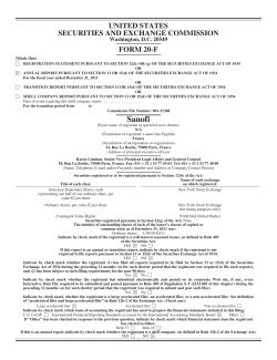 Annual Report on Form 20-F 2011