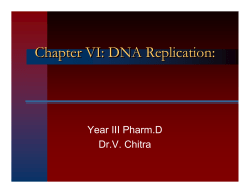 Origins of replication