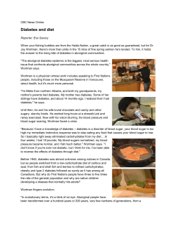 Diabetes and diet - Vision Institute Of Canada