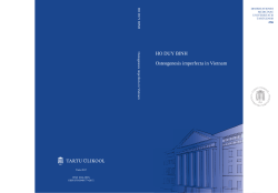 HO DUY BINH Osteogenesis imperfecta in Vietnam