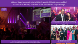Midland Asian Lawyers Institute (MALI) raise &pound;6,000 at their annual