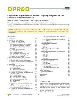 Large-Scale Applications of Amide Coupling