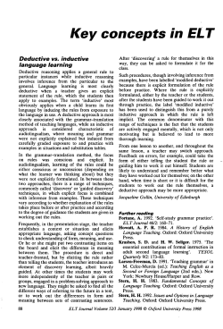 Key concepts in ELT - Oxford Academic