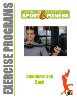 Shoulders and Back