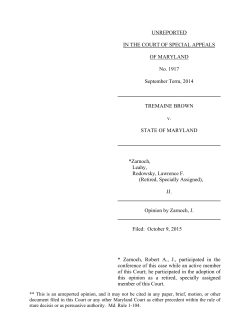 1917 - Maryland Courts