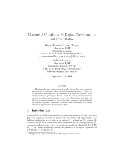 Measure of Circularity for Digital Curves and its Fast