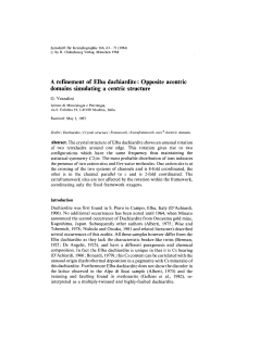 A refinement of Elba dachiardite: Opposite acentric domains
