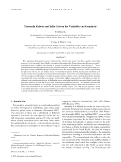 Thermally Driven and Eddy-Driven Jet Variability in Reanalysis