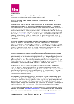 illustrated london news presents first copy of the record reign book