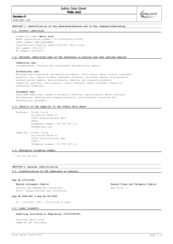 Safety Data Sheet Malic acid