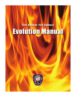 Evolution Manual - First Nations` Emergency Services Society