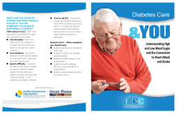 Diabetes Management and You - Great Plains Quality Innovation