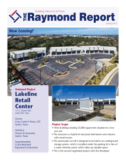 Spring 2016 - Raymond Construction