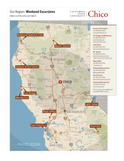 Print Map - CSU, Chico