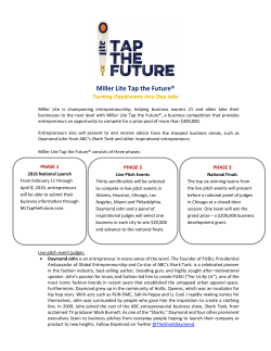 Fact Sheet - Miller Lite Tap The Future