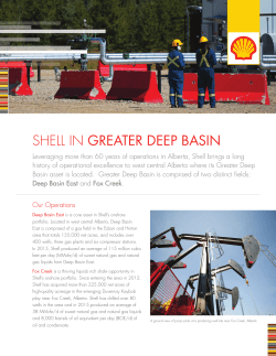 Greater Deep Basin Fact Sheet