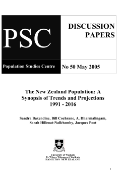 The New Zealand Population
